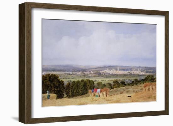 Oxford from Hinksey Hill-J. M. W. Turner-Framed Giclee Print