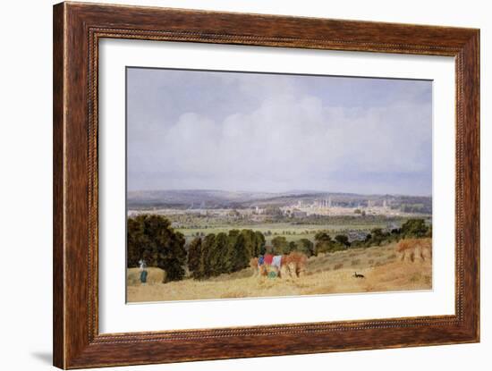 Oxford from Hinksey Hill-J. M. W. Turner-Framed Giclee Print