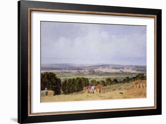 Oxford from Hinksey Hill-J. M. W. Turner-Framed Giclee Print