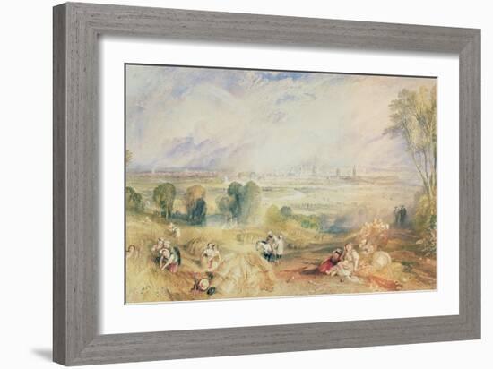 Oxford from North Hinksey-J. M. W. Turner-Framed Giclee Print