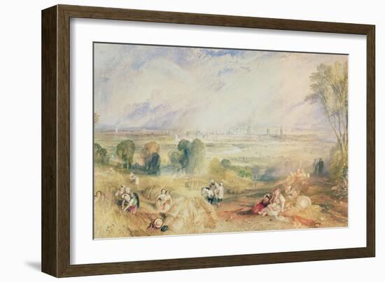 Oxford from North Hinksey-J. M. W. Turner-Framed Giclee Print