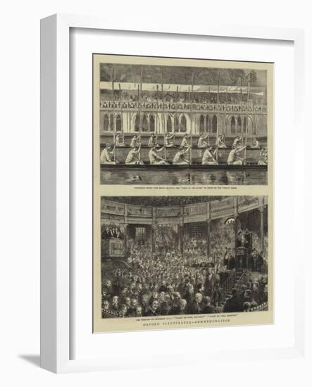 Oxford Illustrated, Commemoration-Sydney Prior Hall-Framed Giclee Print