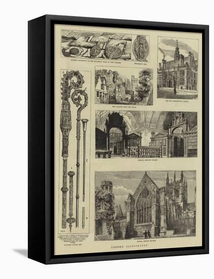 Oxford Illustrated-Henry William Brewer-Framed Premier Image Canvas