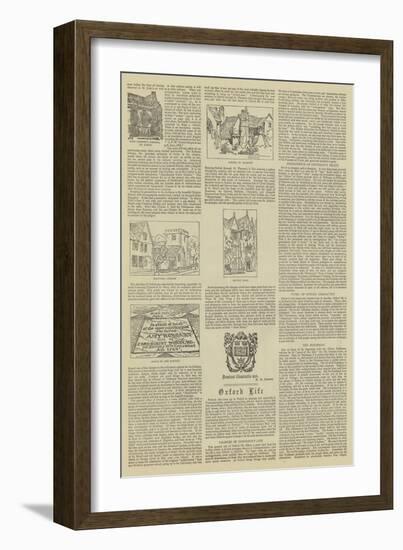 Oxford Illustrated-Henry William Brewer-Framed Giclee Print