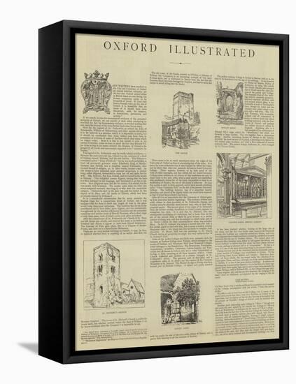 Oxford Illustrated-Henry William Brewer-Framed Premier Image Canvas