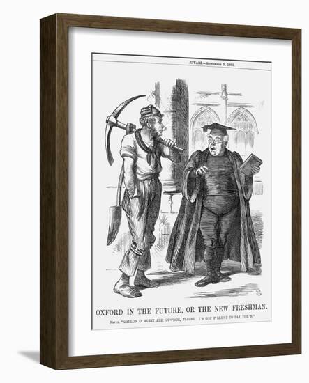 Oxford in the Future, or the New Freshman, 1865-John Tenniel-Framed Giclee Print