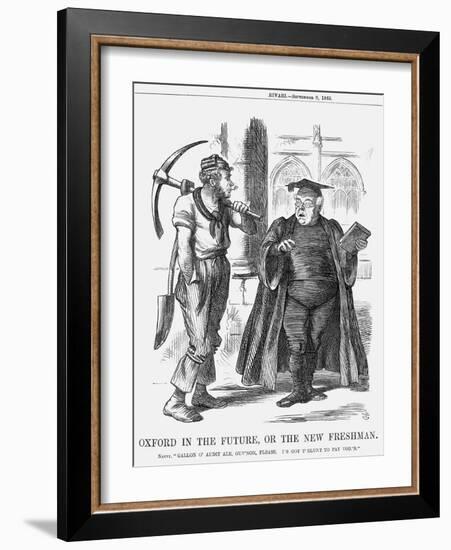 Oxford in the Future, or the New Freshman, 1865-John Tenniel-Framed Giclee Print