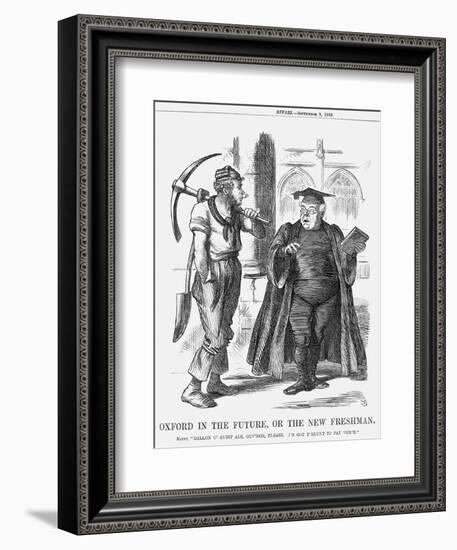 Oxford in the Future, or the New Freshman, 1865-John Tenniel-Framed Giclee Print