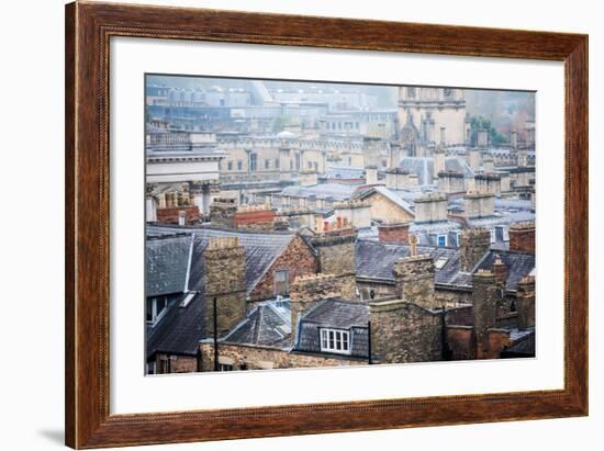 Oxford Rooftops, Oxford, Oxfordshire, England, United Kingdom, Europe-John Alexander-Framed Photographic Print