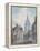 Oxford: St Mary's from Oriel Lane, 1792-1793-J. M. W. Turner-Framed Premier Image Canvas