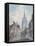 Oxford: St Mary's from Oriel Lane, 1792-1793-J. M. W. Turner-Framed Premier Image Canvas