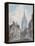 Oxford: St Mary's from Oriel Lane, 1792-1793-J. M. W. Turner-Framed Premier Image Canvas