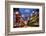 Oxford Street and Christmas Lights, London, UK-Peter Adams-Framed Photographic Print