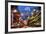 Oxford Street and Christmas Lights, London, UK-Peter Adams-Framed Photographic Print