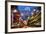 Oxford Street and Christmas Lights, London, UK-Peter Adams-Framed Photographic Print