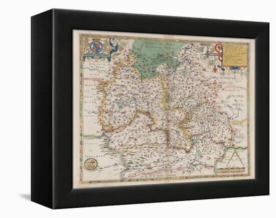 Oxfordshire and Berkshire-Christopher Saxton-Framed Premier Image Canvas
