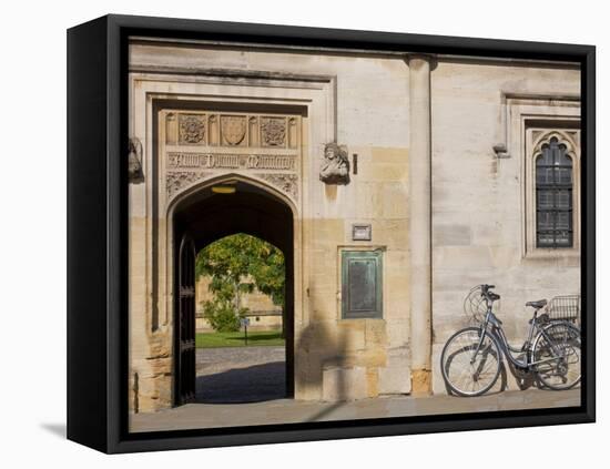 Oxfordshire, Oxford, High Street, Magdalin College, England-Jane Sweeney-Framed Premier Image Canvas
