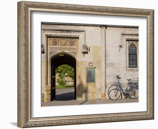 Oxfordshire, Oxford, High Street, Magdalin College, England-Jane Sweeney-Framed Photographic Print