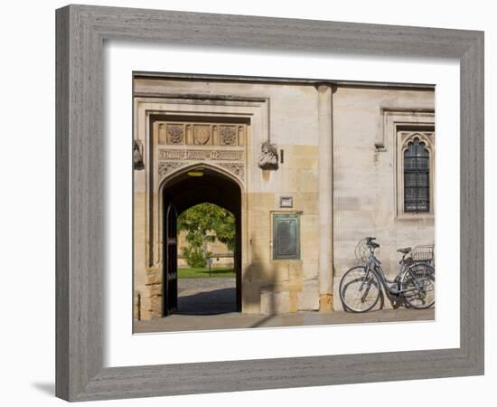 Oxfordshire, Oxford, High Street, Magdalin College, England-Jane Sweeney-Framed Photographic Print