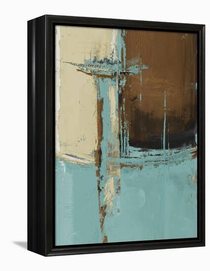 Oxido on Teal I-Patricia Pinto-Framed Stretched Canvas