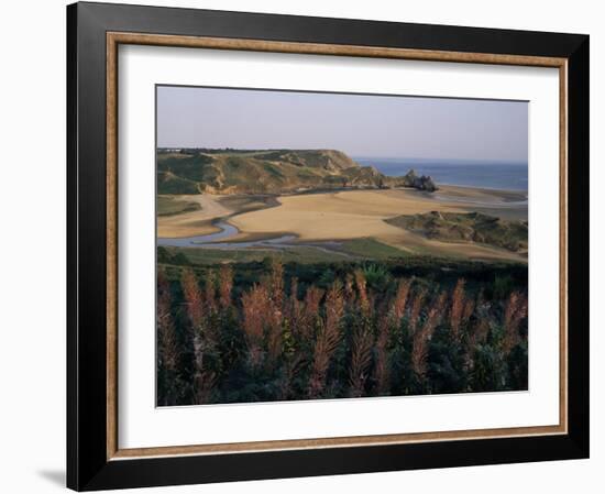 Oxwich Bay, Gower Peninsula, West Glamorgan, Wales, United Kingdom-Julia Bayne-Framed Photographic Print