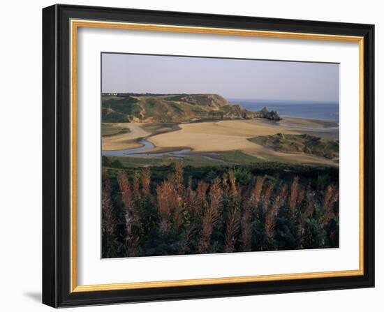 Oxwich Bay, Gower Peninsula, West Glamorgan, Wales, United Kingdom-Julia Bayne-Framed Photographic Print