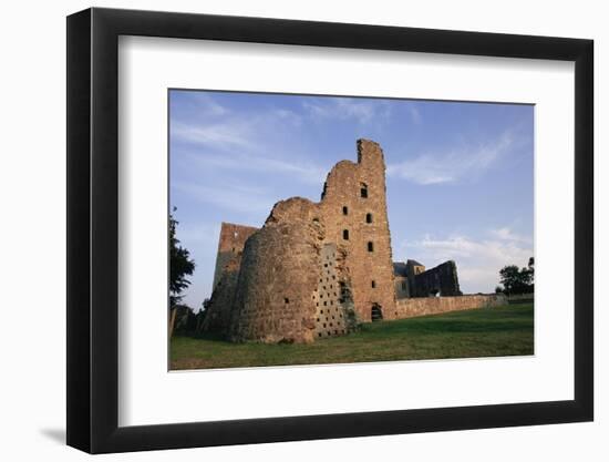 Oxwich Castle, Gower Pensinsula, West Glamorgan, Wales, United Kingdom-Julia Bayne-Framed Photographic Print