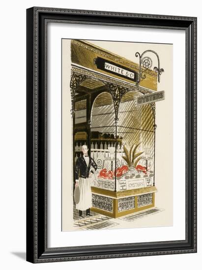 Oyster Bar, C.1938-Eric Ravilious-Framed Giclee Print