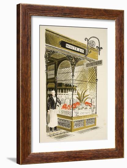 Oyster Bar-Eric Ravilious-Framed Giclee Print