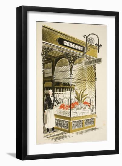 Oyster Bar-Eric Ravilious-Framed Giclee Print