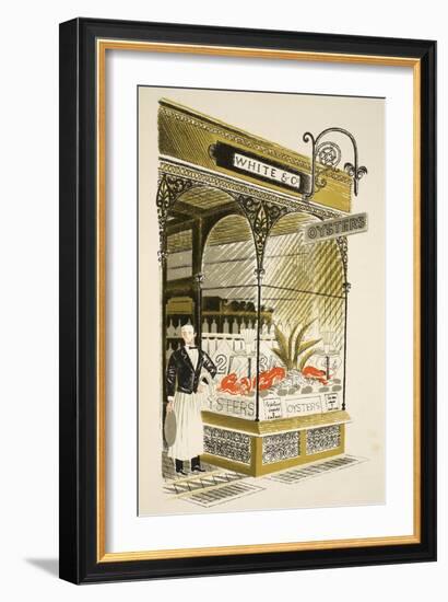 Oyster Bar-Eric Ravilious-Framed Giclee Print