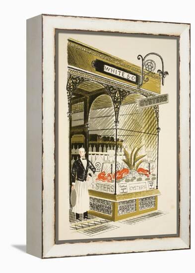 Oyster Bar-Eric Ravilious-Framed Premier Image Canvas