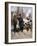 Oyster Buyer Tasting a Sample on the Dock in Baltimore, Maryland, 1880s-null-Framed Giclee Print