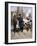 Oyster Buyer Tasting a Sample on the Dock in Baltimore, Maryland, 1880s-null-Framed Giclee Print