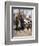 Oyster Buyer Tasting a Sample on the Dock in Baltimore, Maryland, 1880s-null-Framed Giclee Print