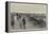 Oyster Cultivation in Brittany, English Visitors at the Oyster Beds at Cancale-null-Framed Premier Image Canvas