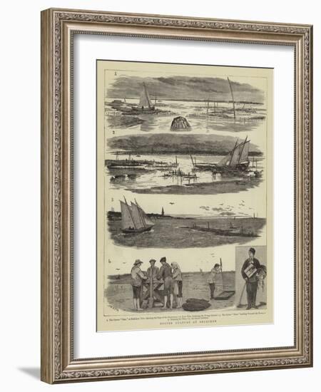 Oyster Culture at Arcachon-Joseph Nash-Framed Giclee Print