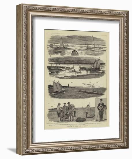 Oyster Culture at Arcachon-Joseph Nash-Framed Giclee Print