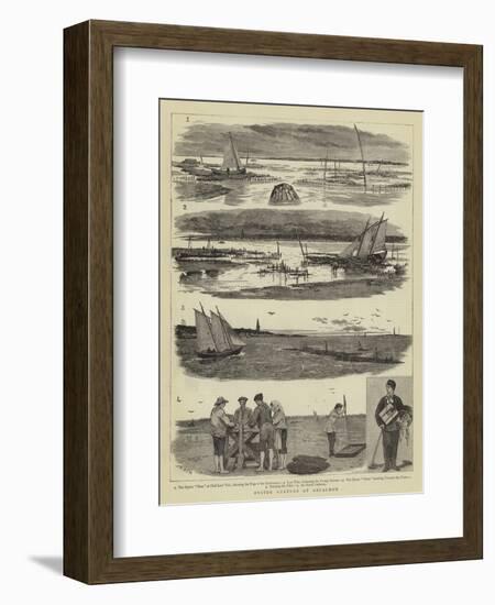 Oyster Culture at Arcachon-Joseph Nash-Framed Giclee Print