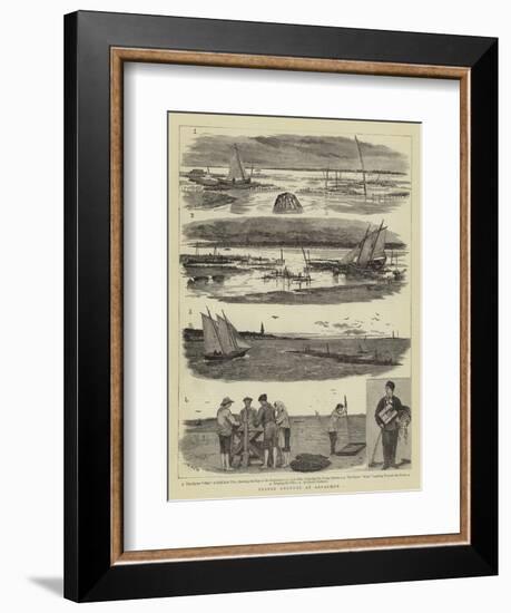 Oyster Culture at Arcachon-Joseph Nash-Framed Giclee Print