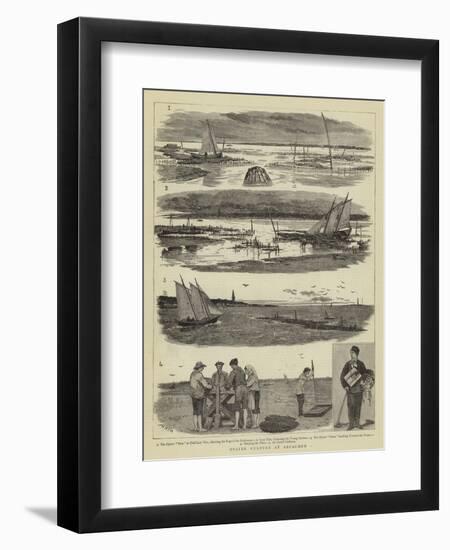 Oyster Culture at Arcachon-Joseph Nash-Framed Giclee Print