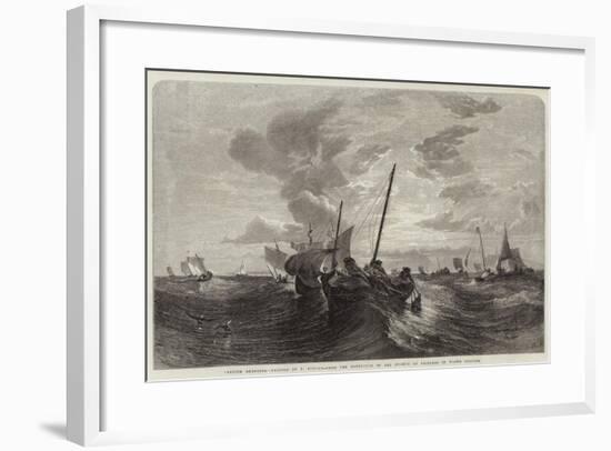 Oyster Dredging-Edward Duncan-Framed Giclee Print