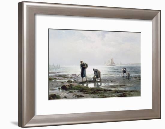 Oyster Gatherers, 1883-Moran-Framed Giclee Print