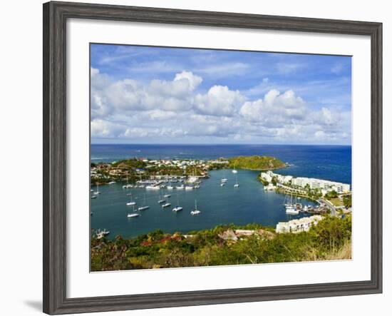 Oyster Pond, St. Martin, Netherlands Antilles, Caribbean-Michael DeFreitas-Framed Photographic Print