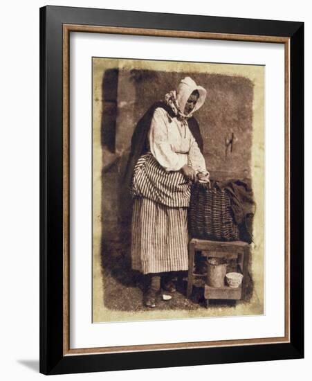 Oyster Woman, 1843-47-David Octavius Hill-Framed Giclee Print