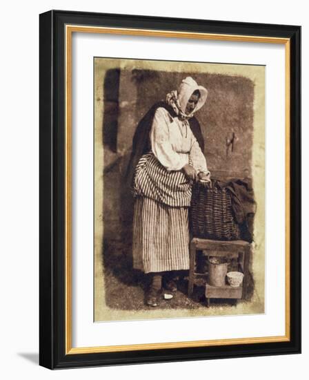 Oyster Woman, 1843-47-David Octavius Hill-Framed Giclee Print