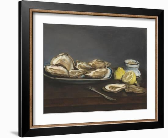 Oysters, 1862-Edouard Manet-Framed Giclee Print