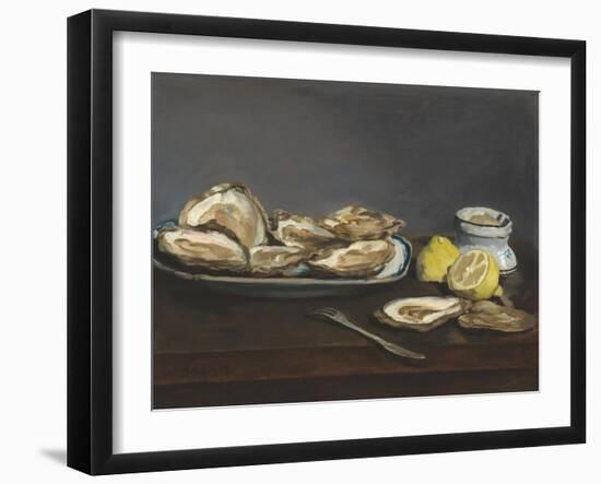 Oysters, 1862-Edouard Manet-Framed Giclee Print