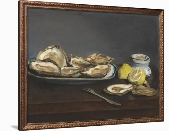 Oysters, 1862-Edouard Manet-Framed Giclee Print