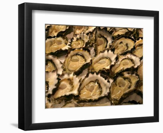 Oysters at Sydney Fish Market, Sydney, Australia-David Wall-Framed Photographic Print